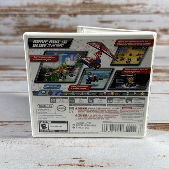 Mario Kart 7 (Nintendo 3ds, 2011) COMPLETE CIB - Picture 5 of 5